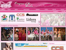 Tablet Screenshot of congress.interblondesassociation.org